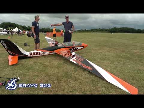 MDM-1 FOX 50% 1:2 PARITECH RC Scale Turbine Glider Flight - LMA RAF Cosford Airshow 2022