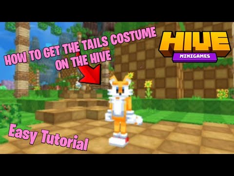 HOW TO GET THE TAILS COSTUME FOR FREE ON THE HIVE SONIC EVENT // Hive // MCPE // Easy Tutorial