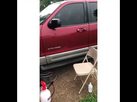 2002 Ford Explorer transmission fluid drain & fill