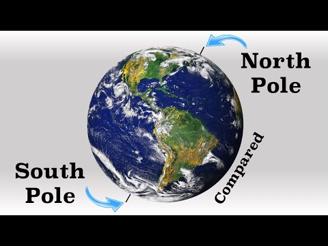 The North Pole and the South Pole Compared
