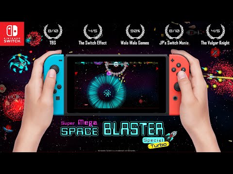 Super Mega Space Blaster Special Turbo - Launch Trailer (ESRB E) thumbnail
