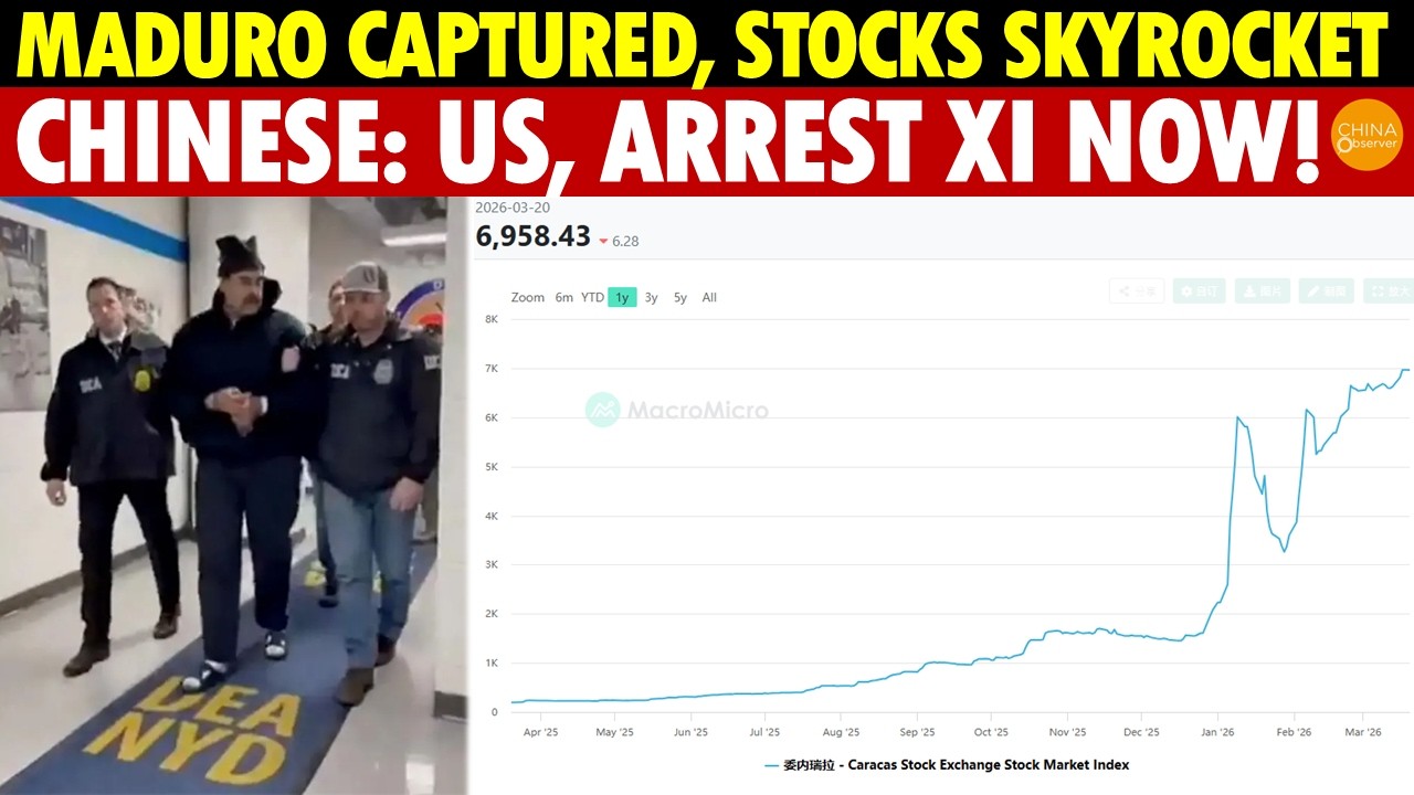 Venezuela's Stocks Surge 82% After Maduro’s Arrest—Chinese Wonder: When’s Our Turn?