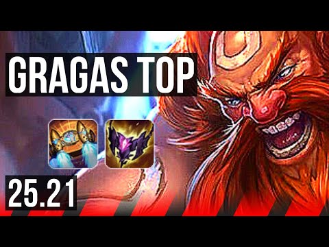 GRAGAS vs NASUS (TOP) | 14/0/4, Legendary | EUW Master | 25.21