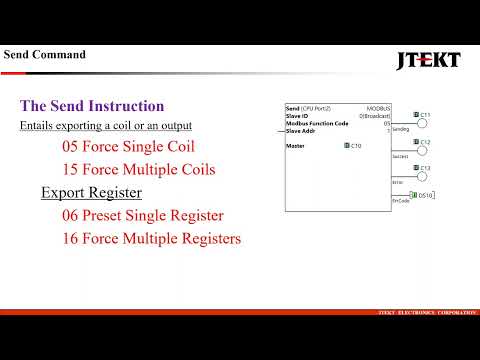 JX BASIC RECEIVE/SEND INSTRUCTION