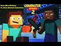Character Story 2 Clip Steve Blue Monkey Vs Steve Element Animation