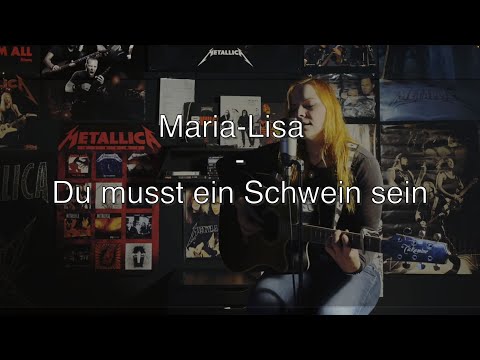 Die Prinzen-(Du musst ein) Schwein sein-Cover Maria-Lisa