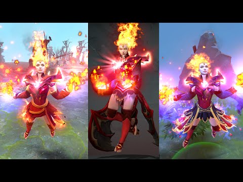 Lina Arcane + Immortal Effect - Dota 2