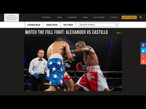 Alexander vs Castillo FULL FIGHT PREVIEW: Nov. 21, 2017 - PBC on FS1