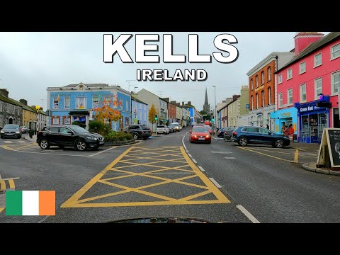 DRIVING through KELLS TOWN in IRELAND 🇮🇪 4K (60fps)