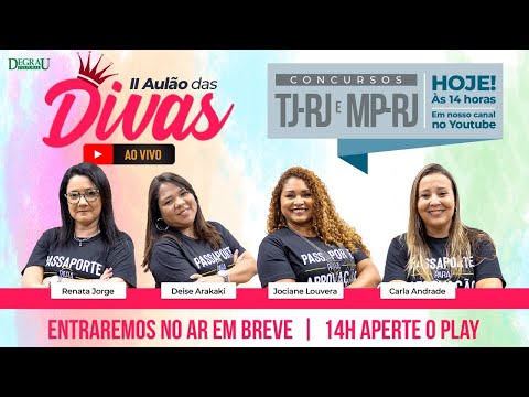 Aulão das Divas do Direito IV - Especial Concurso TJ-RJ 2019
