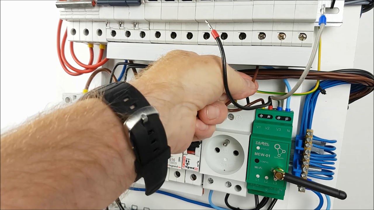 Licznik energii elektrycznej trójfazowy MEW-01 WiFi SUPLA ZAMEL