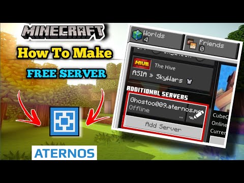Ghostoo ROHAN - How to make free server In MINECRAFT | Minecraft Making  sever on Aternos || Java and Pocket edition