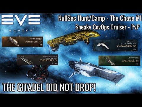 CovOps Cruiser NullSec Chase/Hunt/Camp - PvP Saleos SLAPS & The CITADEL DID NOT DROP!