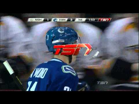 Canucks Vs Predators - Mason Raymond 3-1 Goal - 03.14.13 - HD