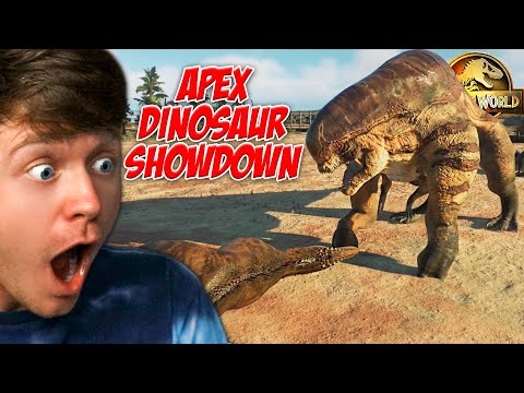 I Let EVERY APEX DINOSAUR FIGHT Until ONE SURVIVED! - Jurassic World Evolution 2