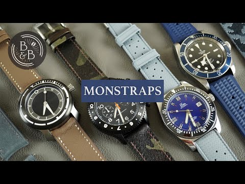 Beautiful straps from Monstraps + Ming 18.01, Eza 1972, Hemel HFT20 & Vandaag Tiefsee - B&B