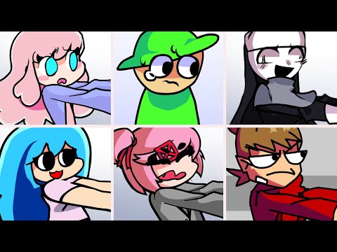 Friday Night Funkin - Tug O War but everytime it's Cloud turn a Different Skin Mod and Cover is used