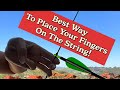 Archery How To Place Your Fingers On The String Correctly