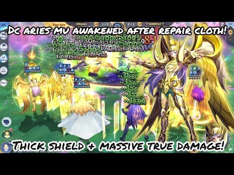 Saint Seiya: Awakening (KOTZ) - DC Aries Mu Awakened After Repair Cloth! Thick Shield HIGH TRUE DMG!