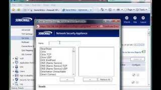 Creating SonicWALL Firewall Rules