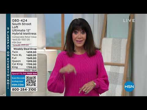 HSN | South Street Loft Mattresses 02.05.2023 - 01 PM