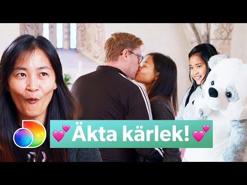Tanawarn och dotter flyttar till Sverige med Mattias | Älskar, älskar inte | Kanal 5 Sverige