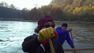 preview picture of video 'Outrigger Canoe - Agnes Bernauer Fahrt 2011'