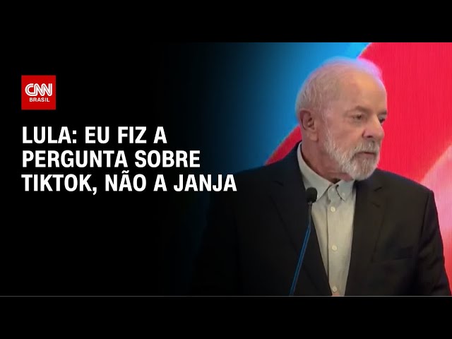 Lula critica vazamento de conversa e diz que pergunta sobre TikTok foi dele | CNN NOVO DIA