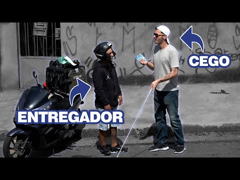 ENTREGADOR TENTOU ENGANAR UM CEGO? (Teste de Honestidade)