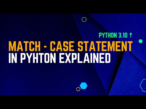 Python Match - case statement || python 3.10 and above