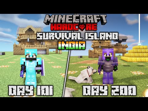 Teddy Gaming - 😱I Survived 200 Days On a Survival Island in Minecraft Hardcore Final..(Hindi)