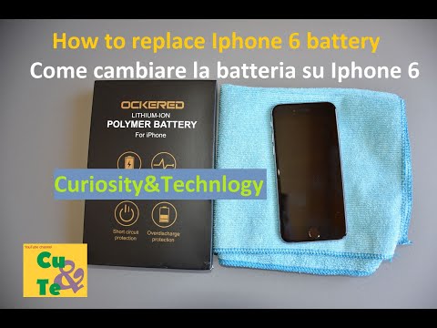 How to replace Iphone 6 battery - Come cambiare la batteria su Iphone 6