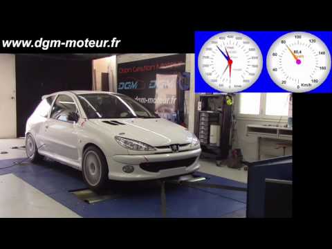 Mise au point DGM PEUGEOT 206 RC 2.0L 16S F2000 - E-Race