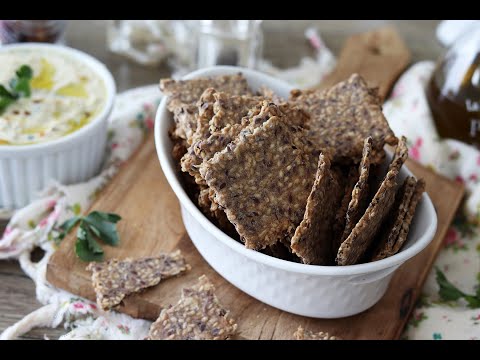 Crackers ai semi senza glutine, senza amidi, senza lievito