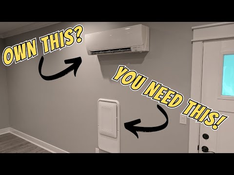 Best Dehumidifier for Ductless Mini Split Systems | Santa Fe MD33 Install