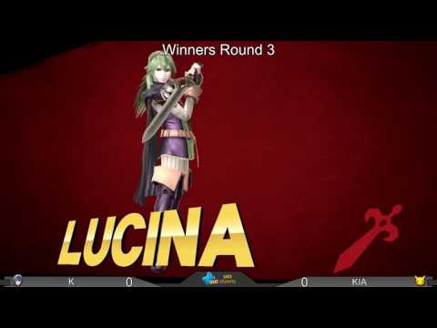 Smash 4 @ UCI #29 - K [Lucina] vs Kia [Pikachu]