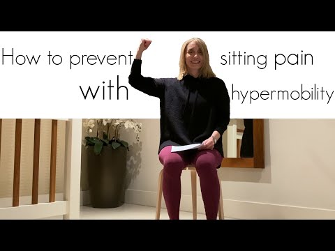 How To Prevent Sitting Pain with Hypermobility | Hypermobility & EDS Exercises with Jeannie Di Bon