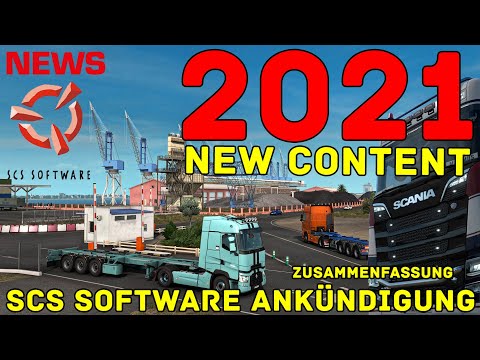 ETS2 & ATS NEWS 2021 🚨 SCS Software ANKÜNDIGUNG - Zusammenfassung I New Content 2021