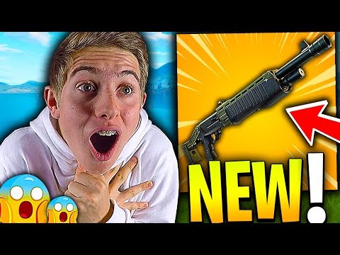 JE DÉCOUVRE LE NOUVEAU FUSIL À POMPE SPÉCIALISÉ SUR FORTNITE BATTLE ROYALE !!!