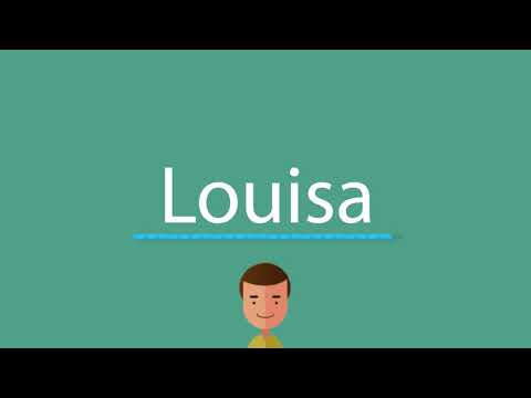 Louisa pronunciation