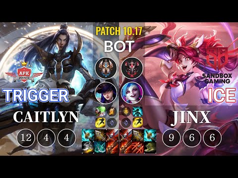 APK Trigger Caitlyn vs SB Ice Jinx Bot - KR Patch 10.17
