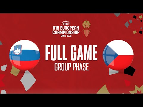Slovenia v Czech Republic | Full Basketball Game | FIBA U18 European Championship 2022