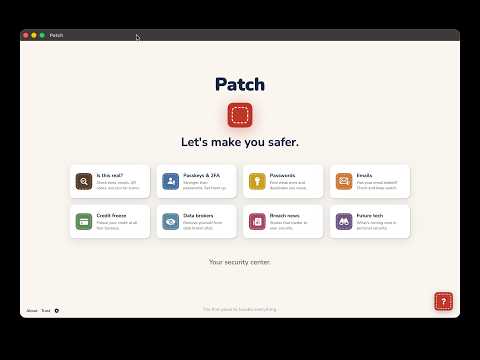 Patch video preview