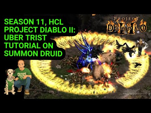 Farm infinite HRs with Summon Druid in Uber Trist | Project Diablo II: Season 11 | Hardcore