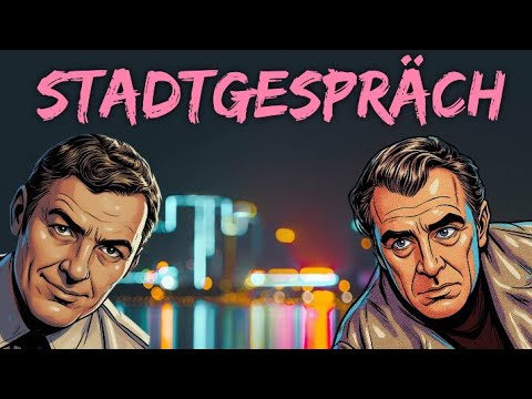  STADTGESPRÄCH  mit  Peter Pasetti und  Günther Ungeheuer  #krimihörspiel  #missmarple  #retro