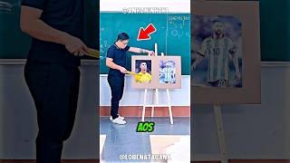 Ela Desenhou Ronaldo E Messi Ao Mesmo Tempo 😱⚽