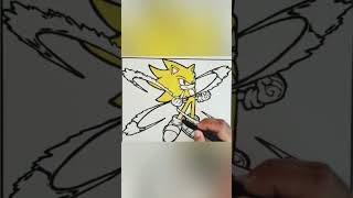 Coloring Super Sonic / Sonic 2