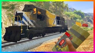 HOW TO ACTUALLY 100% STOP THE TRAIN IN GTA 5! (MYSTERY SOLVED)
