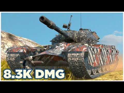 50TP prototyp • 8.3K DMG • 7 KILLS • WoT Blitz