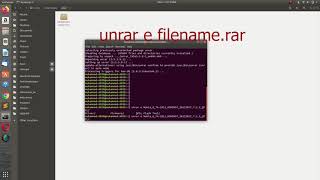 Extract RAR Files on Linux